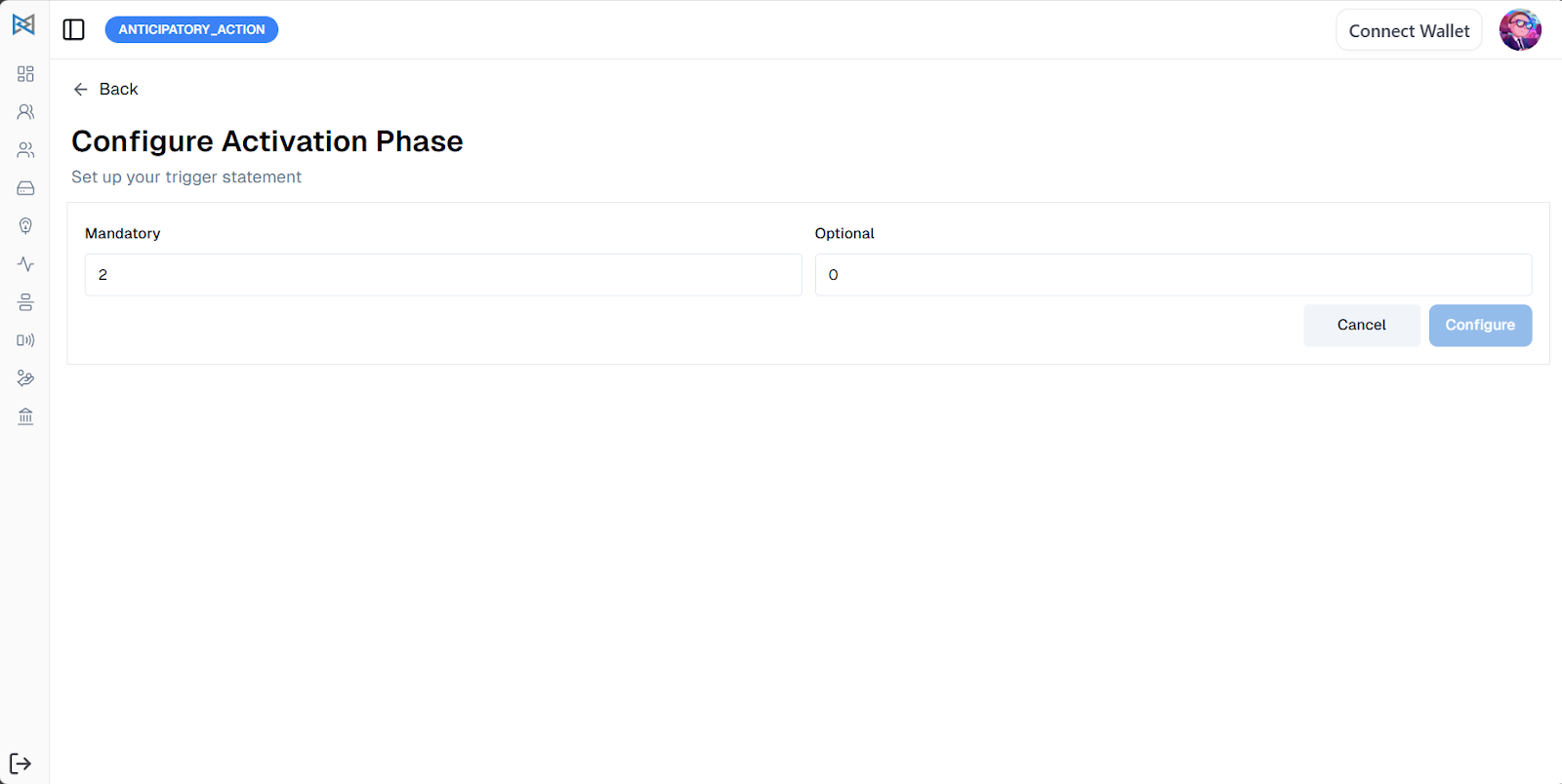 Manage Threshold Step 2